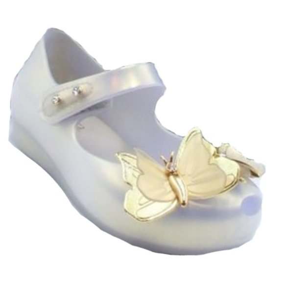 Mini Melissa Other - Mini Melissa Girls Mary Jane Butterfly Gel Shoes 8